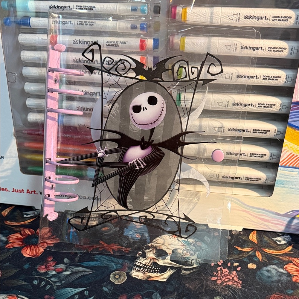 The Nightmare Before Christmas Jack Skellington Acrylic notebook cover - see pic